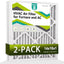 Filtro aire MERV 8 14x18x1 pack 2 reemplazo HVAC horno
