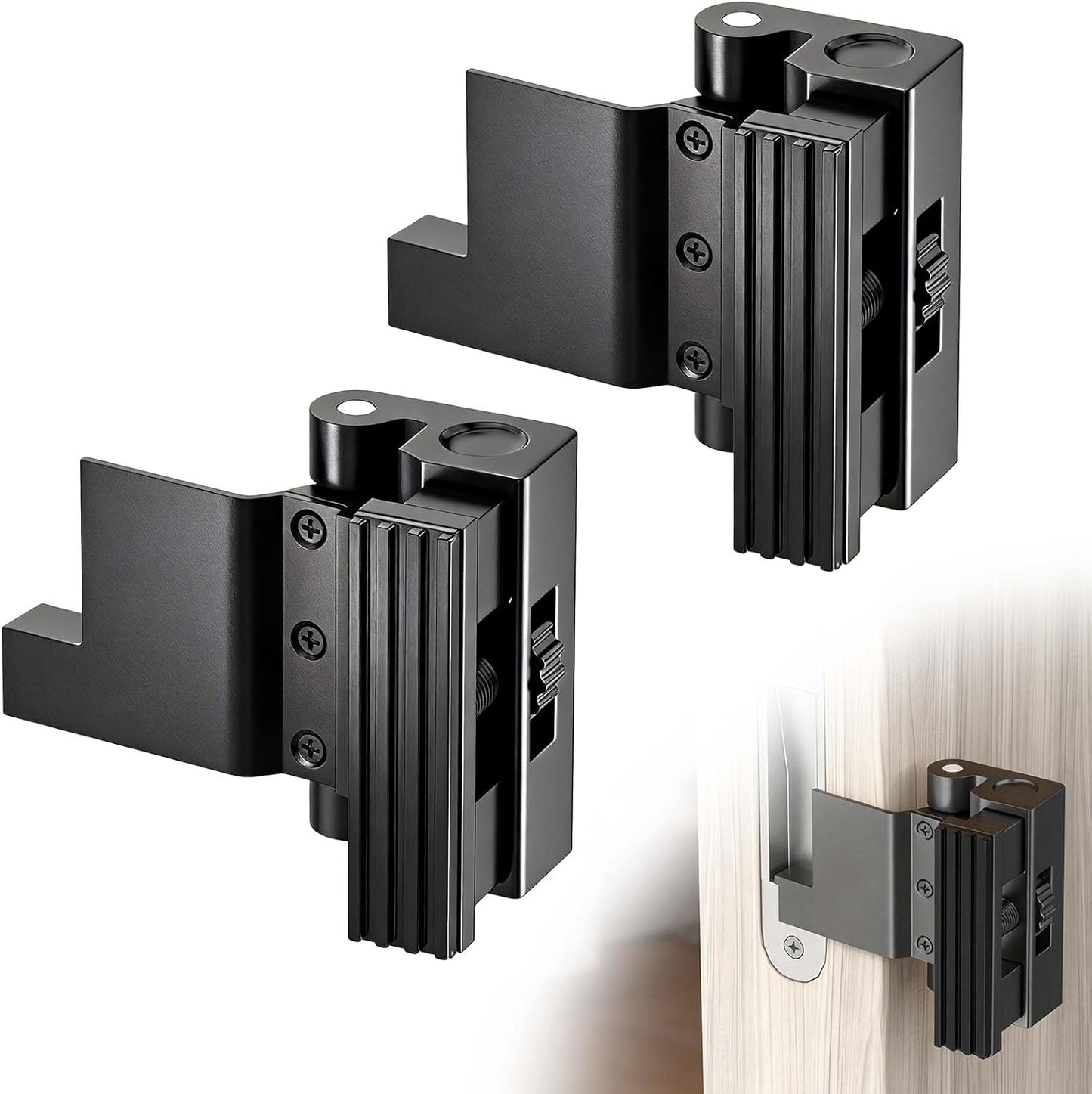 Cerradura puerta portátil sin taladrar para apartamentos
