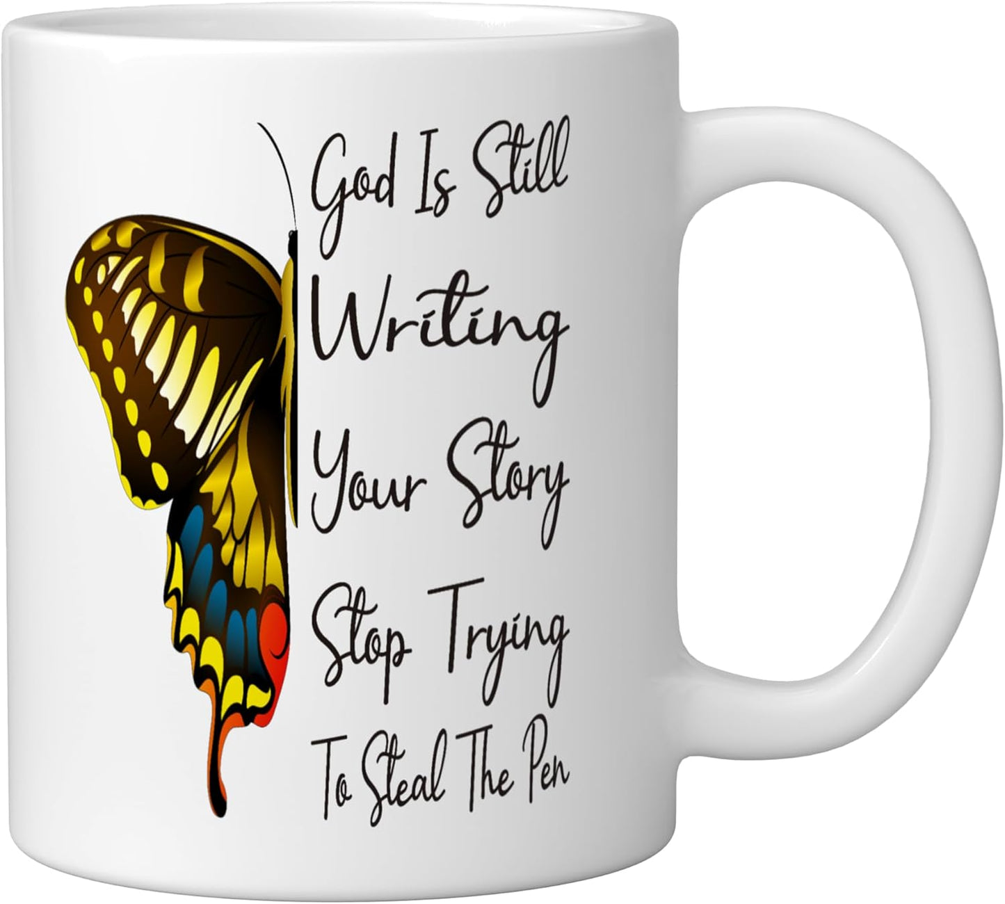 Taza Cerámica Blanca Is Still Writing Your Story