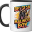 Taza cerámica perro malinois belga niño negro/blanco