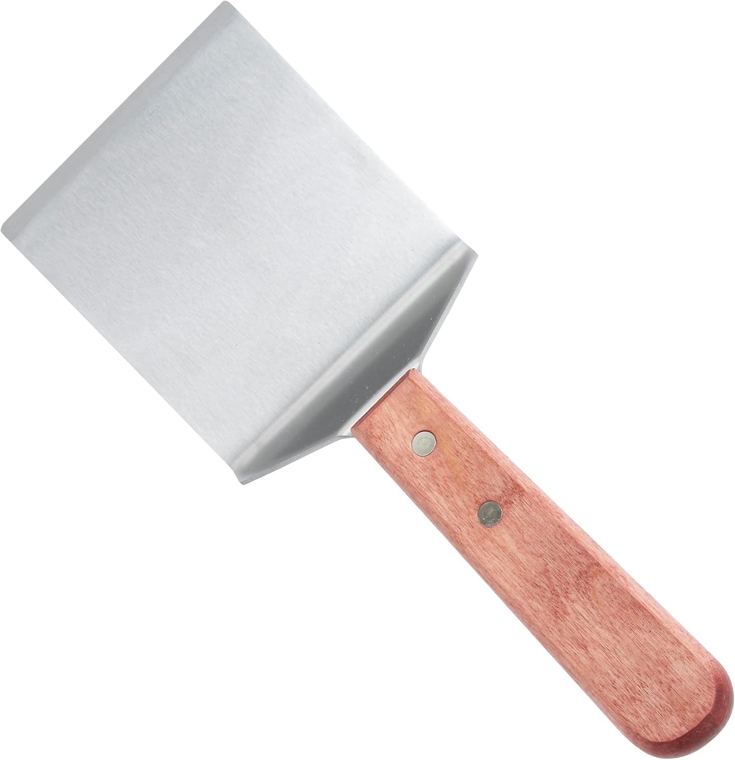 Espátula carne acero inox 4x3.75pulg mediano marrón