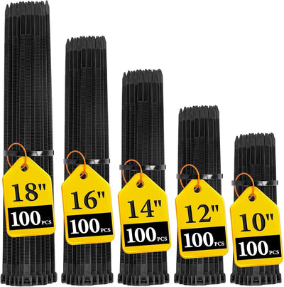 Bridas alambre ajustables surtido 10-18pulg resistencia 120lb