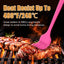 Cepillo silicona para untar 2 pzas cocina barbacoa rosa