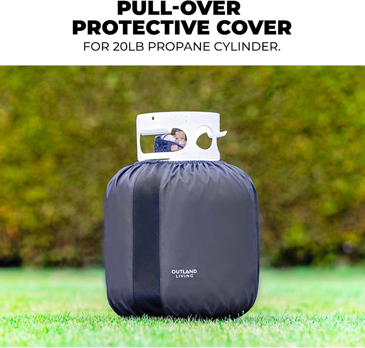 Cubierta tanque propano 20lb poliéster D600 resistente