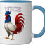 Taza cerámica souvenir Francia azul/blanco