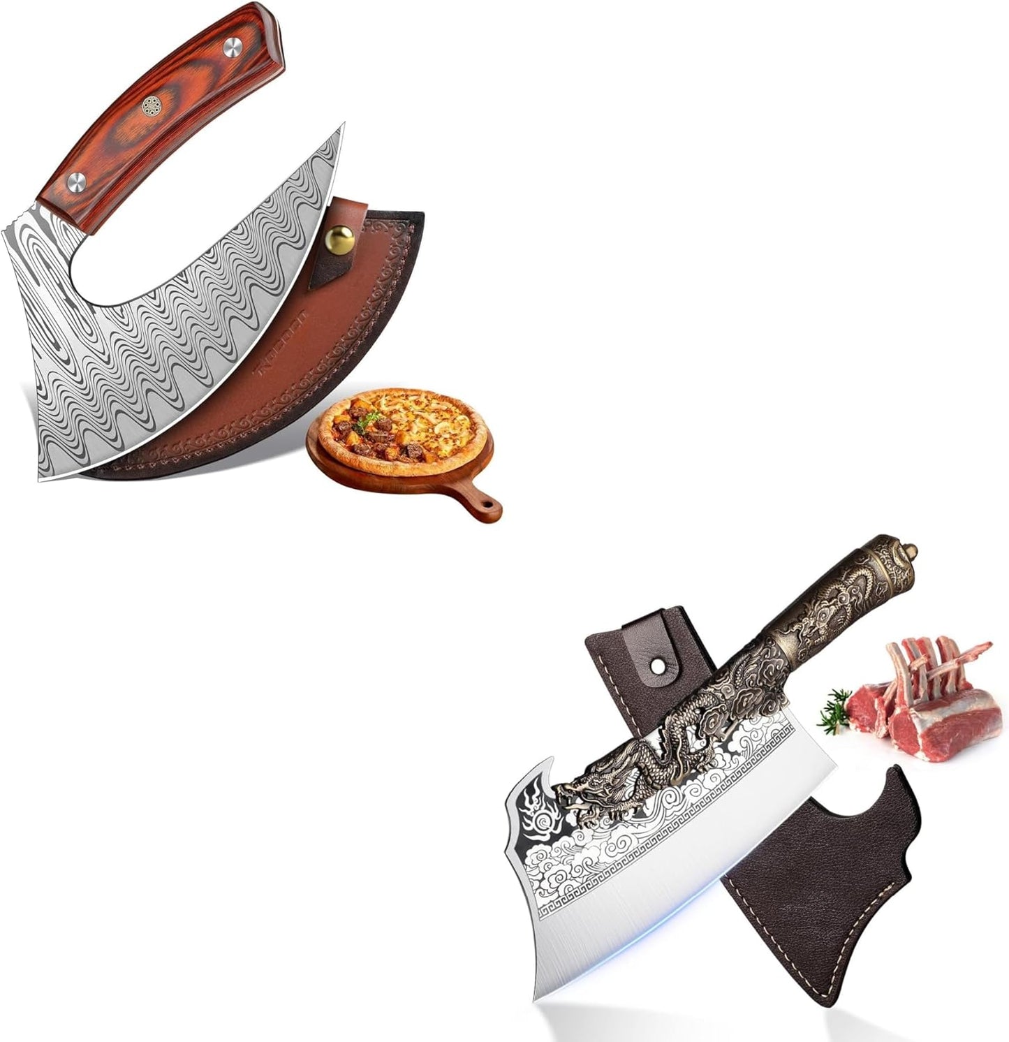Cuchillo de cocina multifunción para cortar carnes frutas verduras