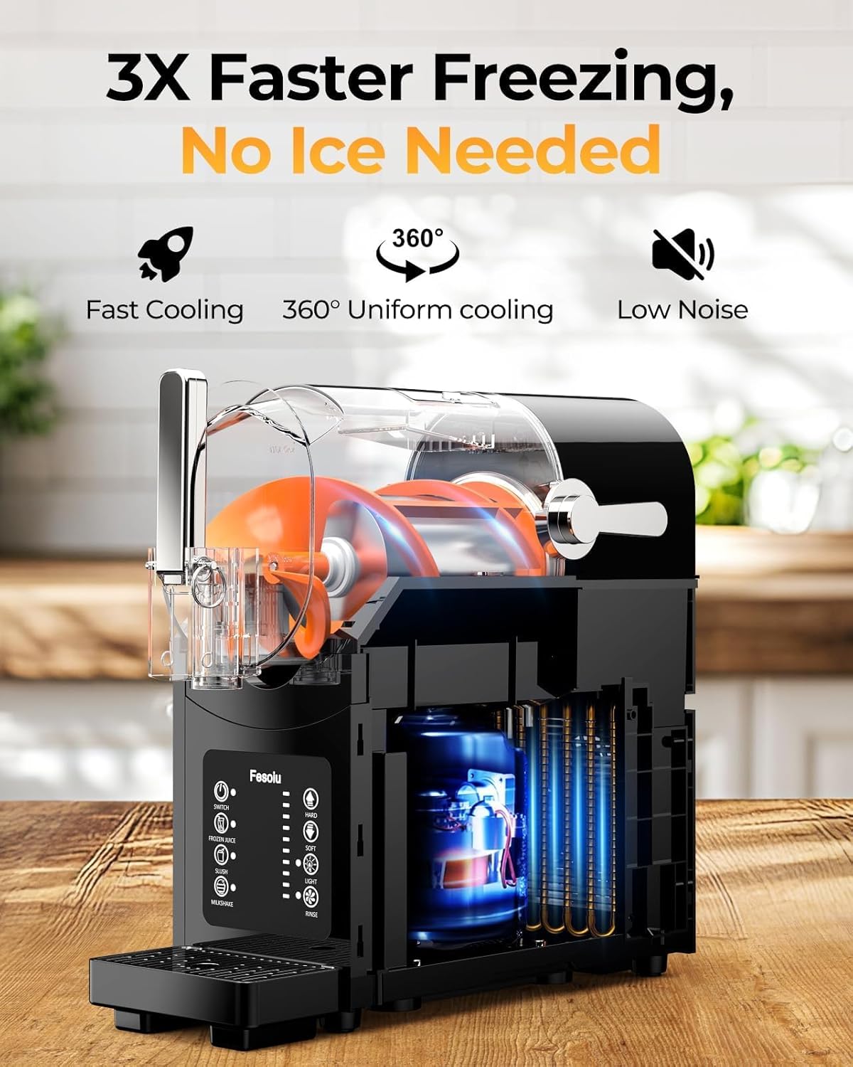 Máquina Granizados 88oz Autolimpieza 3 Programas Hogar