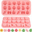 2 Moldes Silicona Dulces Florales Chocolate Hielo Postres