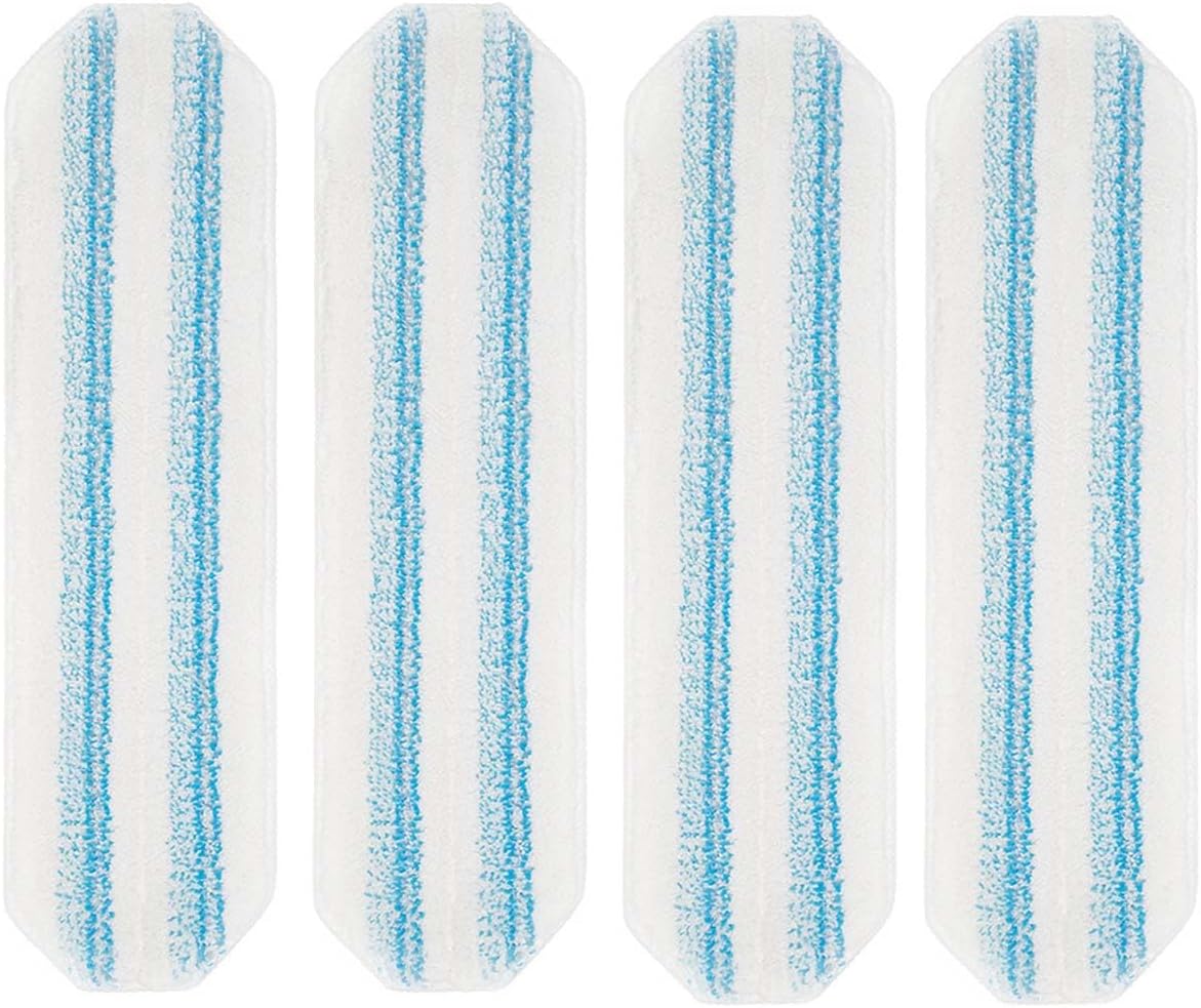 4 Pzas Almohadillas Microfibra Repuesto Trapeador Plano