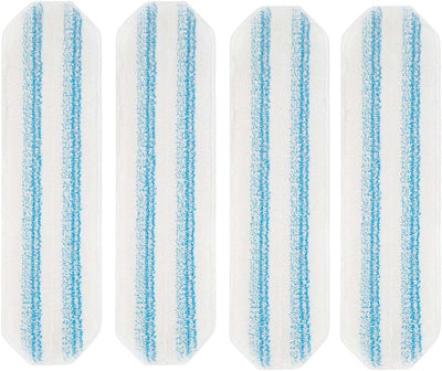 4 Pzas Almohadillas Microfibra Repuesto Trapeador Plano