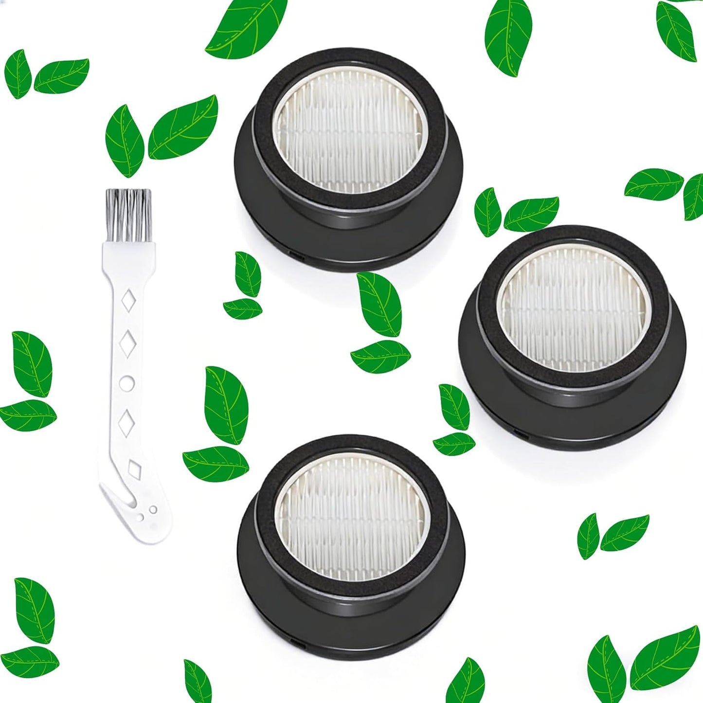 3 Filtros HEPA y Cepillo para Aspiradora Inalámbrica SunSare X7A