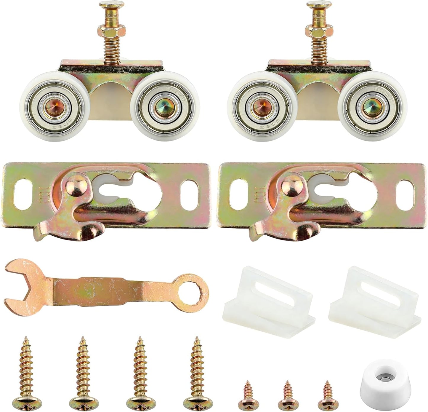 Kit colgador puerta bolsillo Johnson 1 pulg