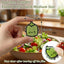 9 Imanes nevera decorativos forma vegetales acrílicos
