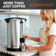 Urna Cafetera 100 Tazas Acero Inox Dispensador Bebida