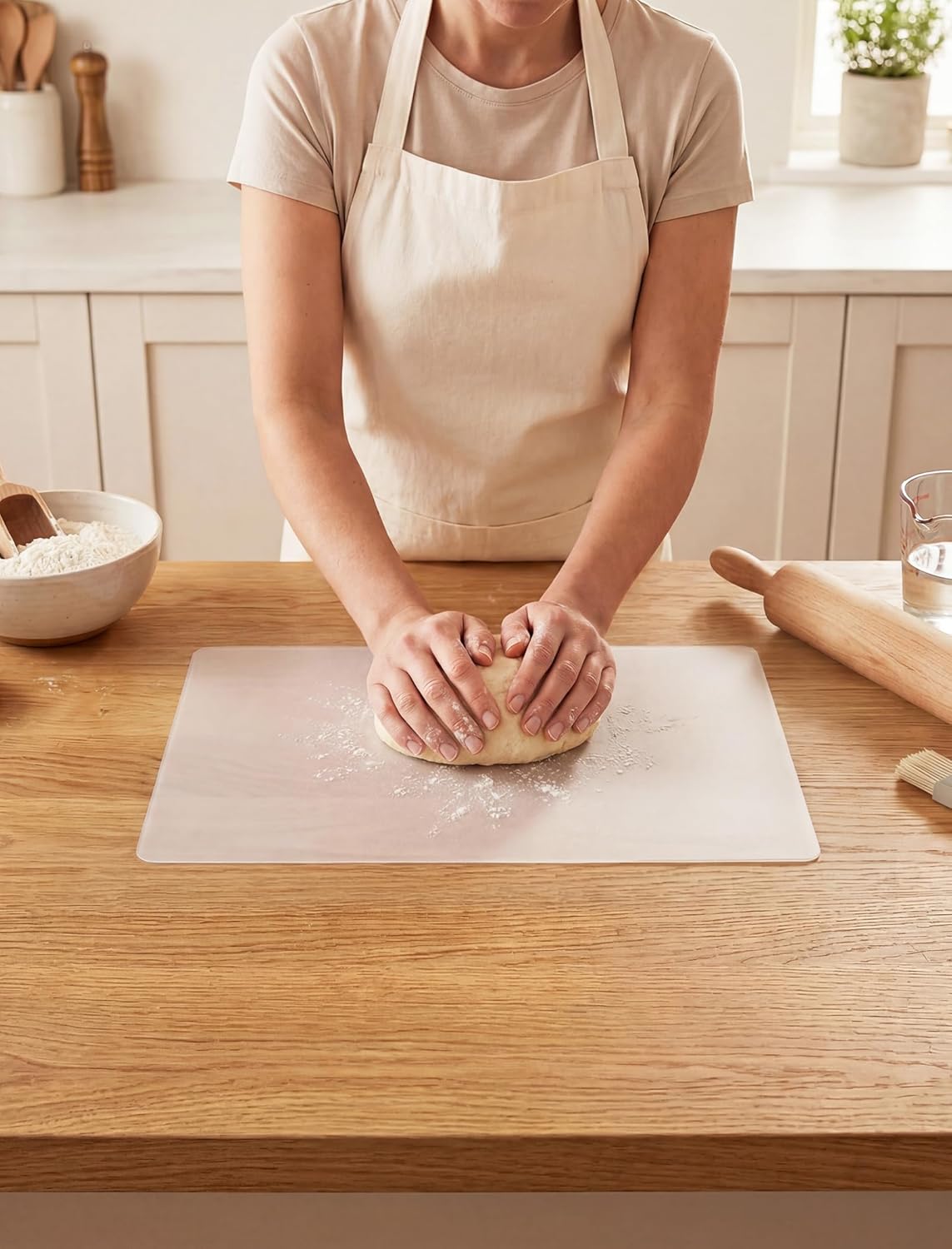 Alfombrilla protectora de silicona para encimera impermeable y resistente al aceite