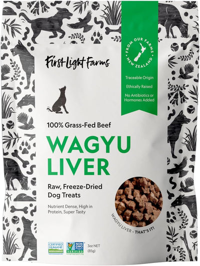 Golosinas liofilizadas perros 100% pasto humano certificado 3oz