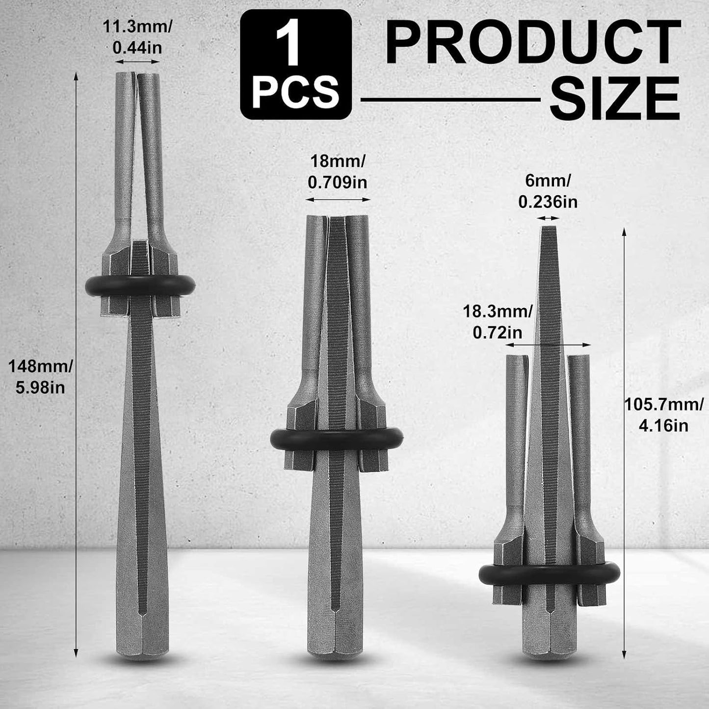 Cuña división rocas 3/4pulg plumas herramienta cincel resistente