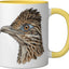Taza Cerámica Diseño Amarillo/Blanco