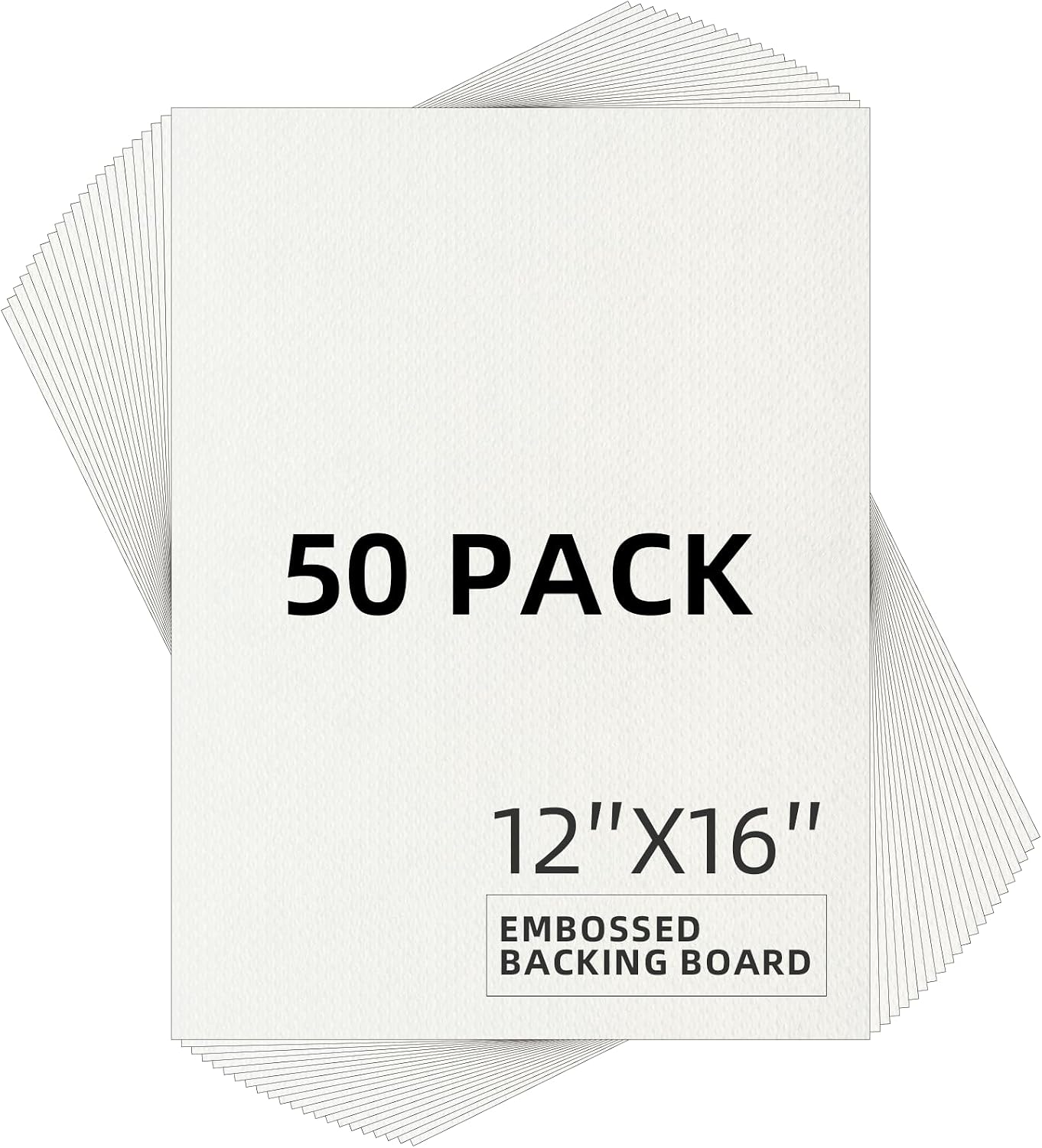 50 Tableros Respaldo 12x16pulg 4 Capas Sin Ácidos