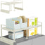 Estante ajustable para refrigerador forma L