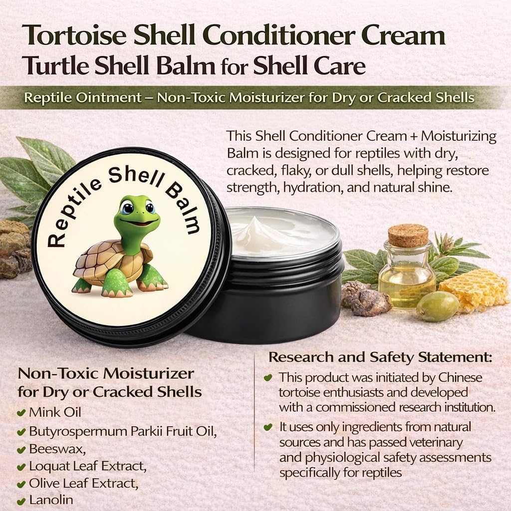 Crema acondicionadora para tortugas de cáscara seca