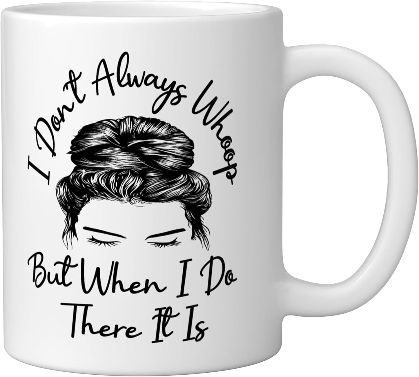 Taza Cerámica para Cabello Desordenado Blanca