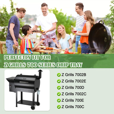 Bandeja grasa repuesto parrilla Z Grill 700 Series acero