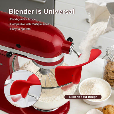 Embudo de silicona para mezcladoras Kitchenaid diseño universal 2026