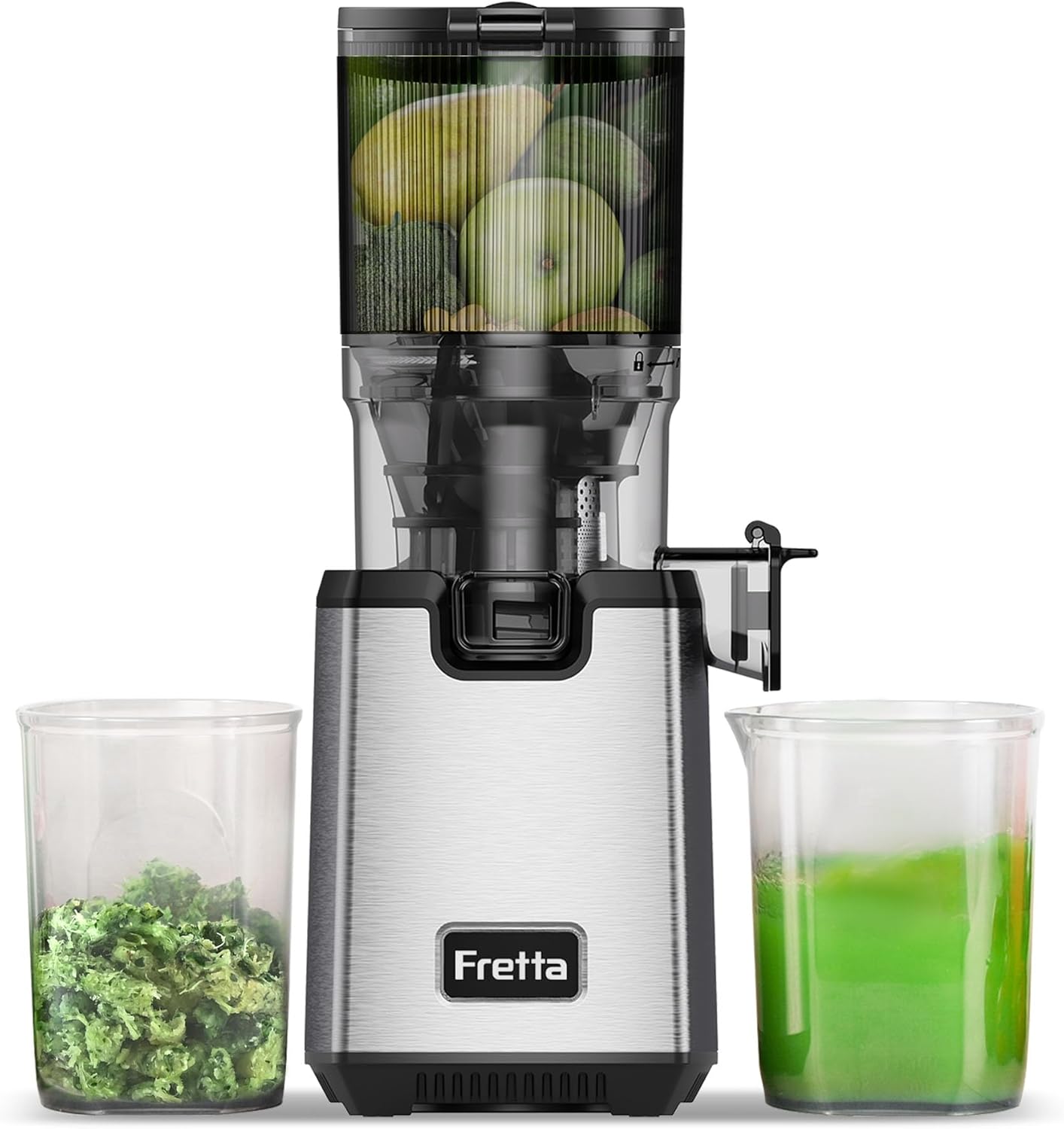 Exprimidor frutas verduras acero inox canal 5.3pulg