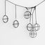 6 Soportes colgantes plantas aire decoración geométrica