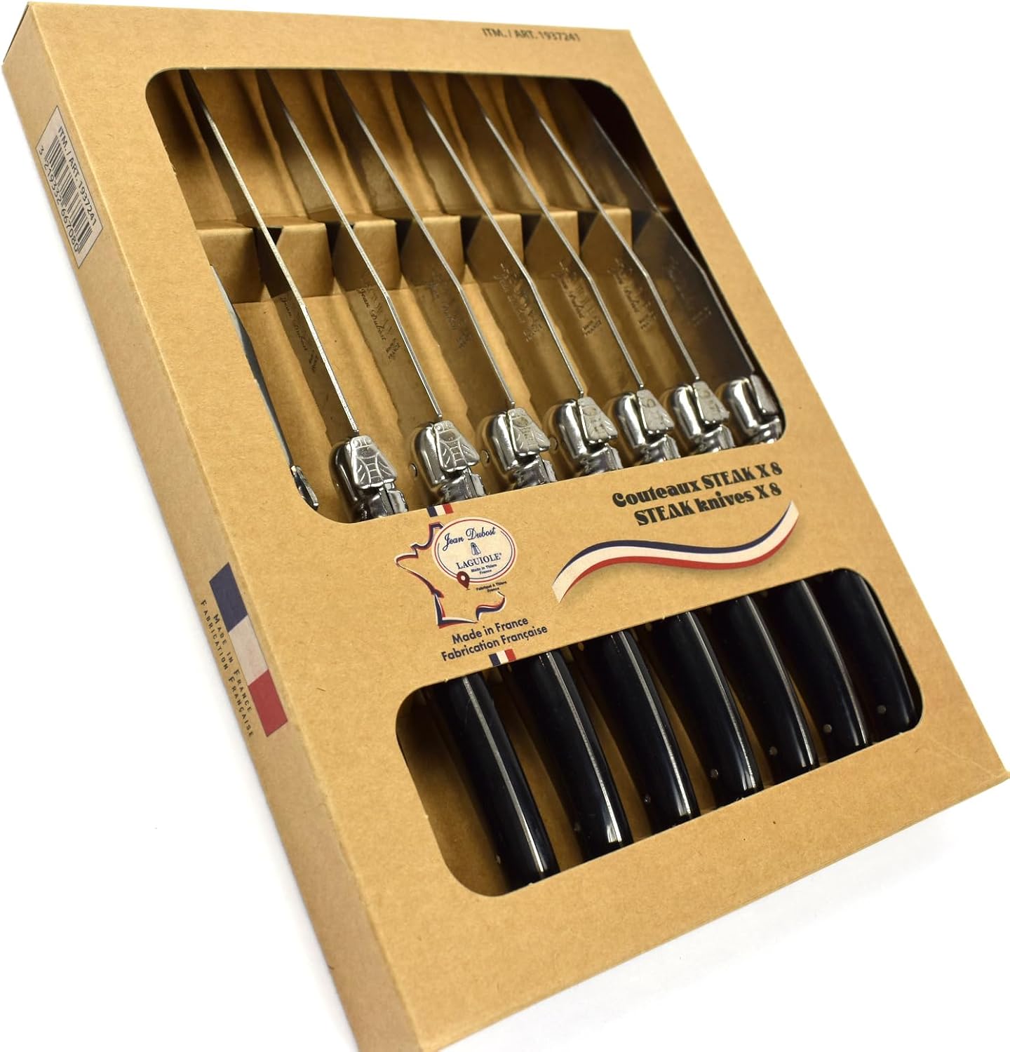 Juego de cuchillos para carne Laguiole Jean Dubost 8 piezas