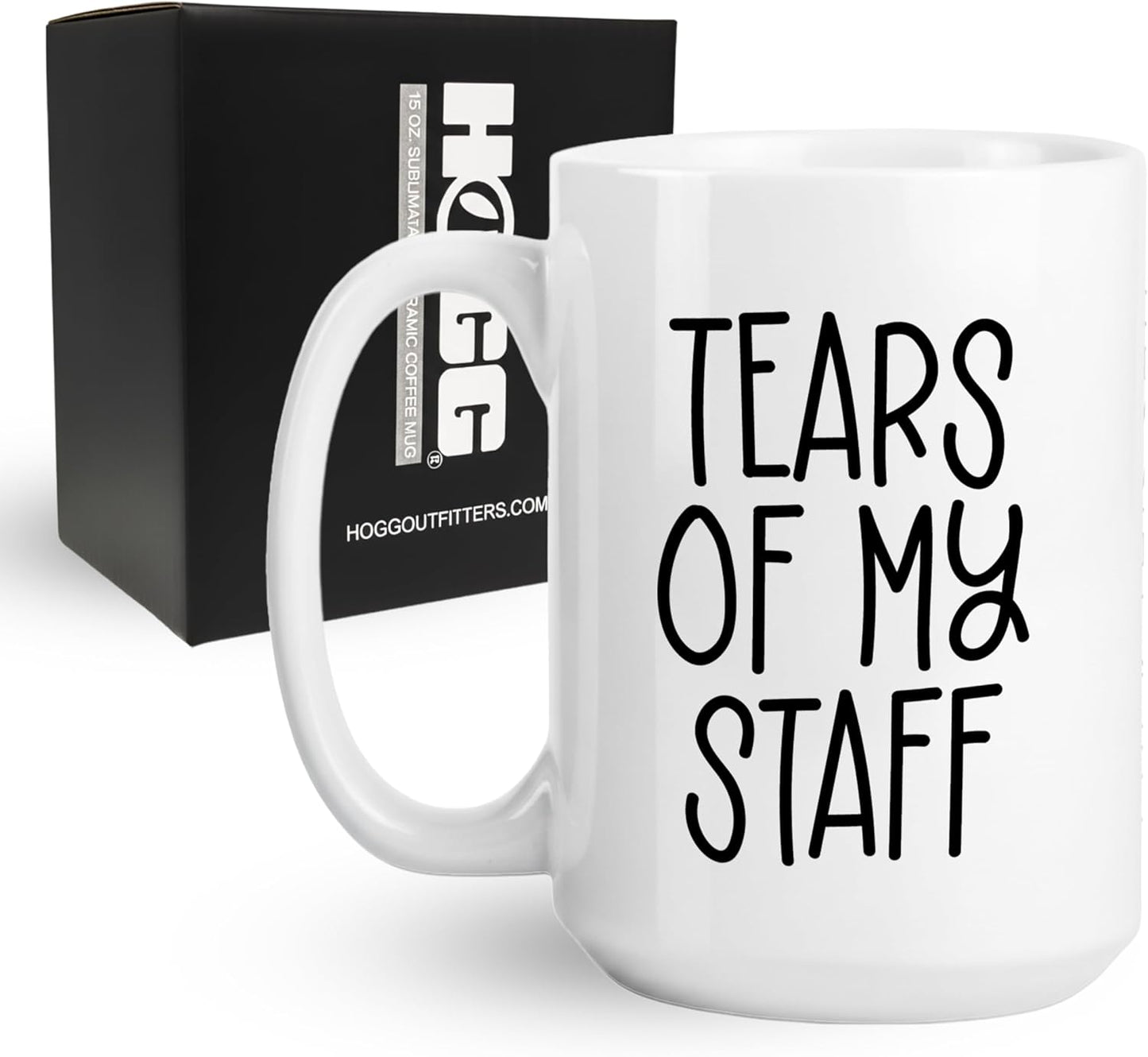 Taza de café sarcástica Tears of my Staff 15 oz