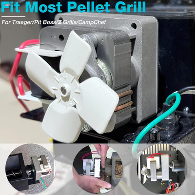 Repuesto parrilla pellets Traeger Pit Boss Induction Fan Motor