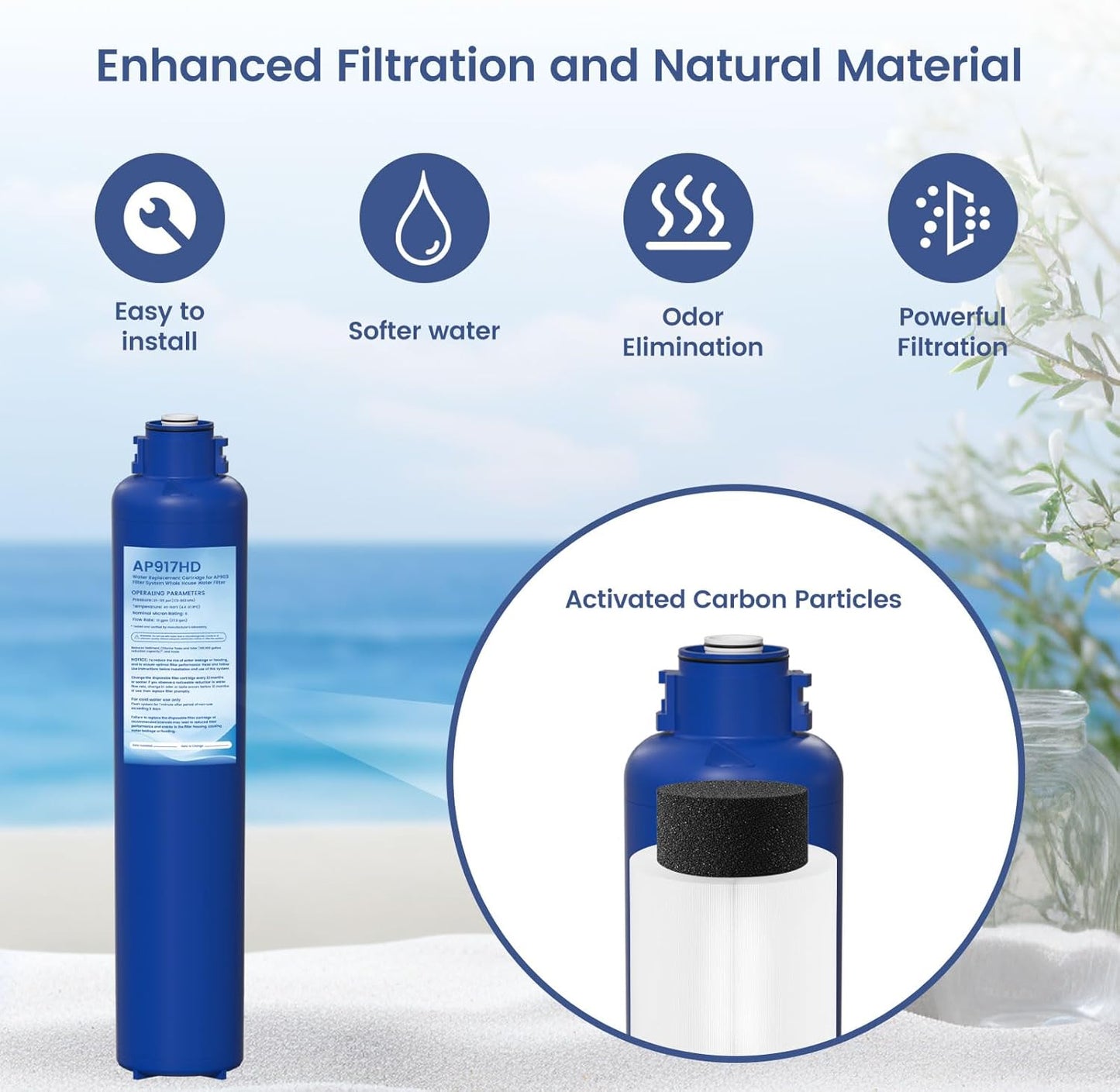 Filtro agua cambio rápido compat 3M Aqua-Pure AP903