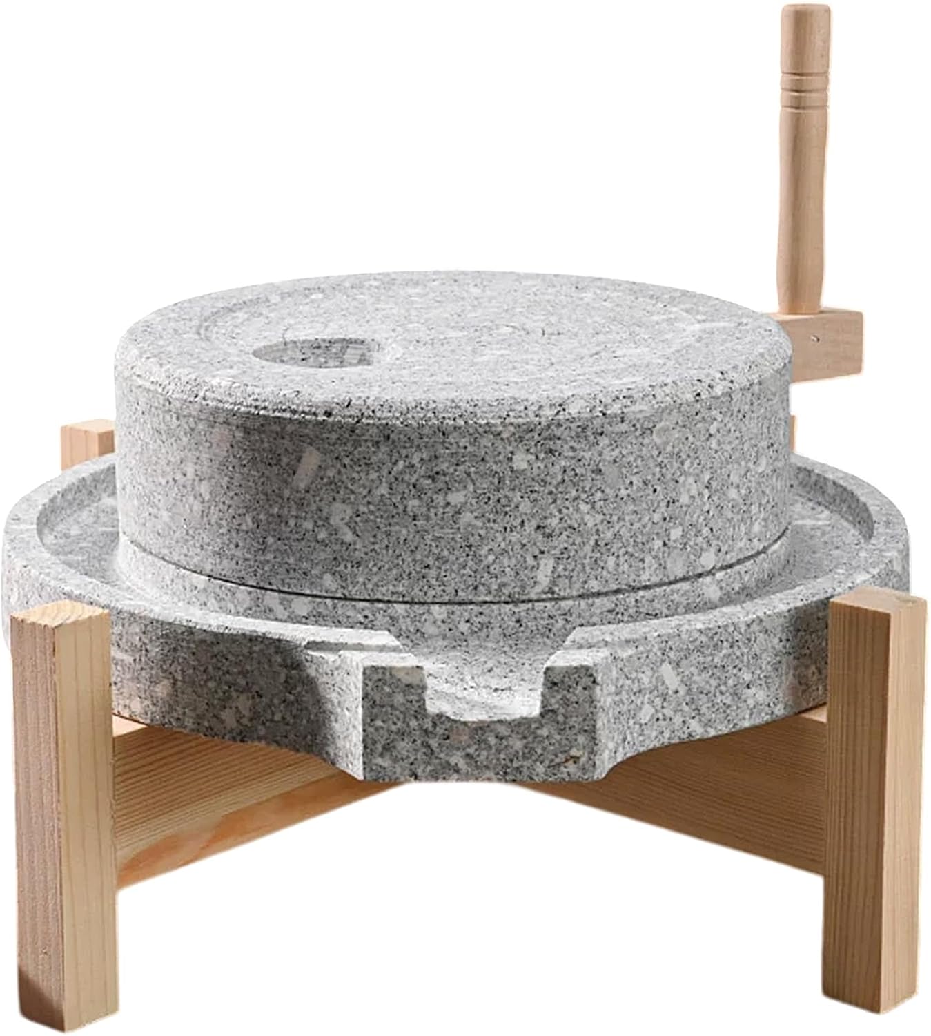 Molinillo de piedra natural para grano trigo café y especias