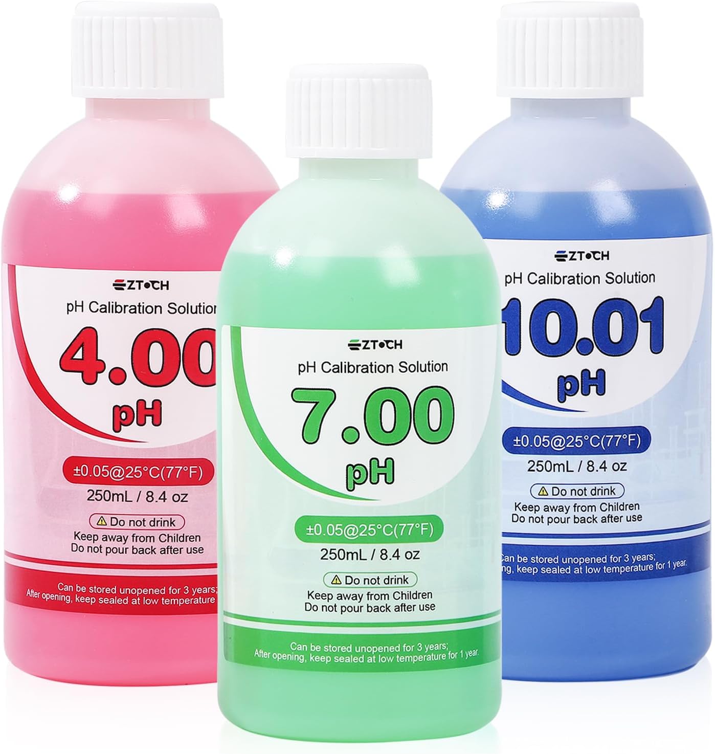 Monitor de pH EC PPM para hidropónica con solución calibración y limpieza
