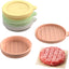 Juego moldes silicona hamburguesas reutilizable antiadherente