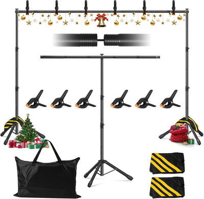 Soporte fondo T 10x7.5ft estudio foto bodas con bolsa