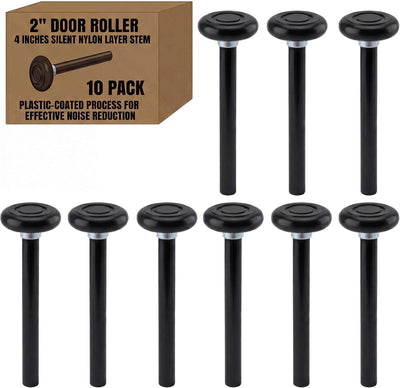 Pack 10 Rodillos Puerta Garaje Silenciosos 4pulg