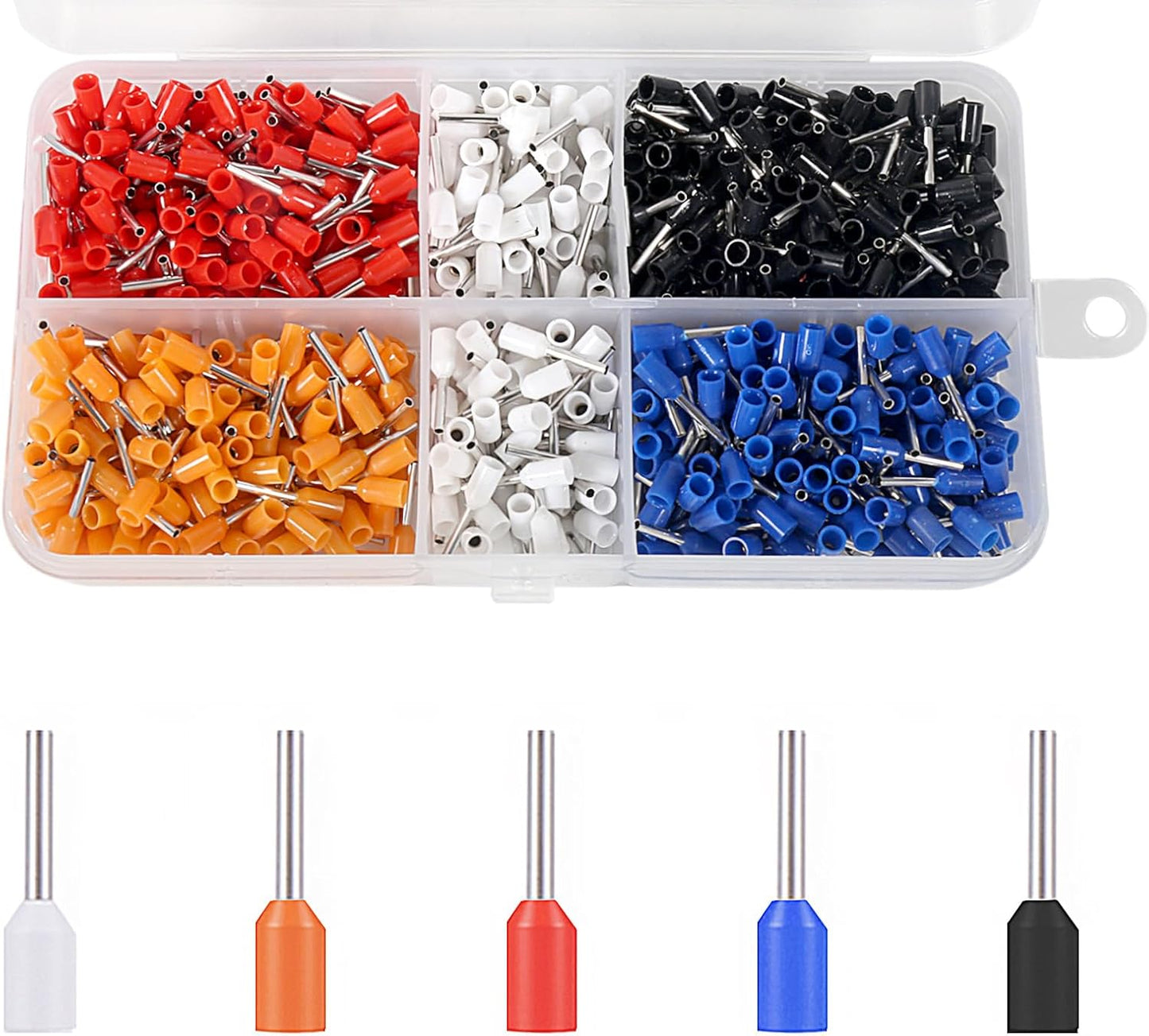 Kit 800 pzas conectores crimpado AWG 22-7