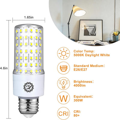 Bombillas LED 20W 4000lm 5000K Maíz E26