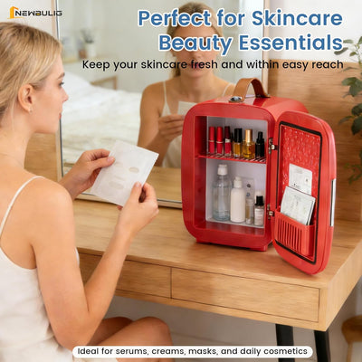 Mini refrigerador portátil 4L para dormitorio oficina automóvil