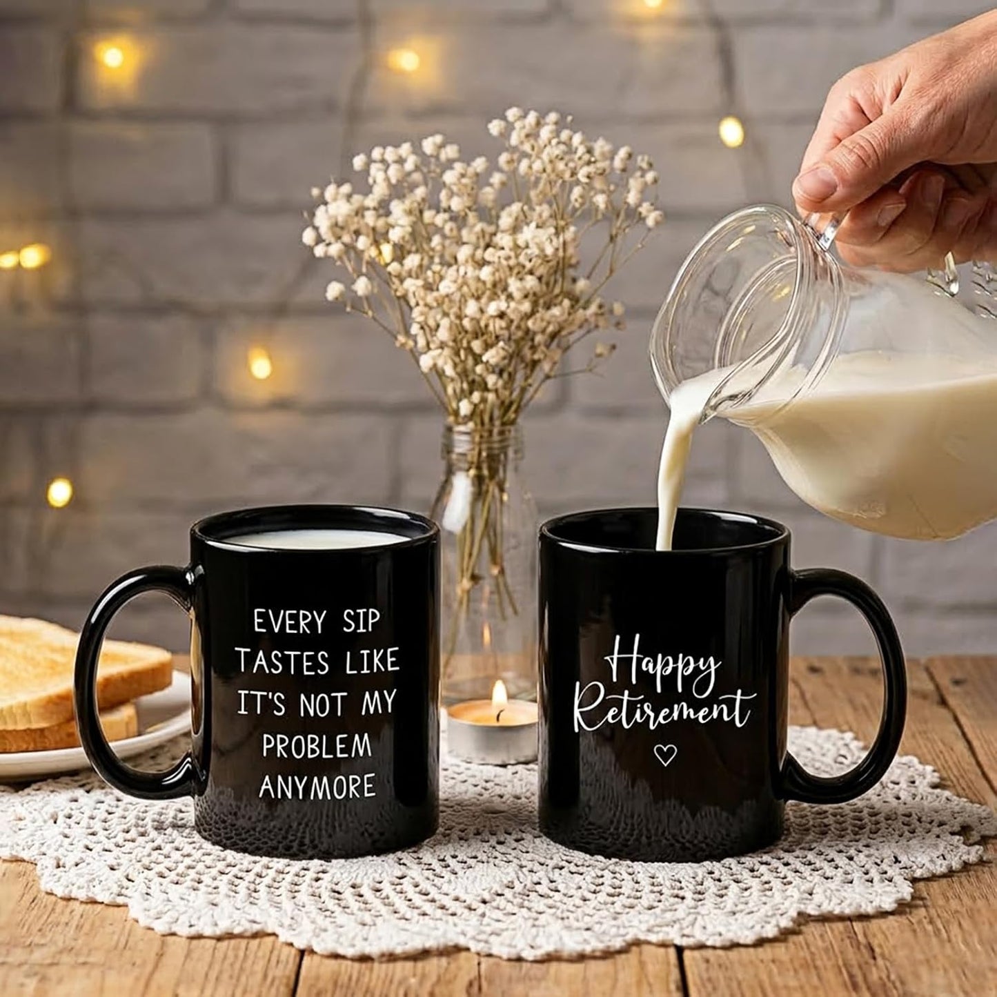 Taza Café Regalo Jubilación Texto Inglés Not My Problem