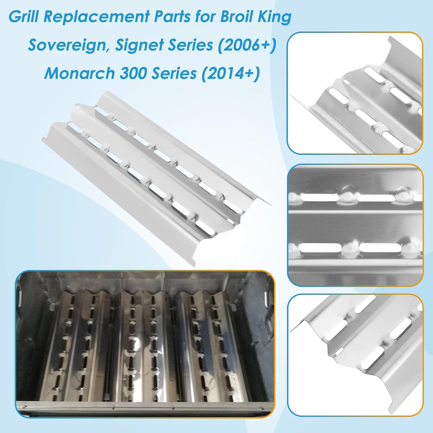 Placa térmica Broil King 13 3/4pulg para parrilla