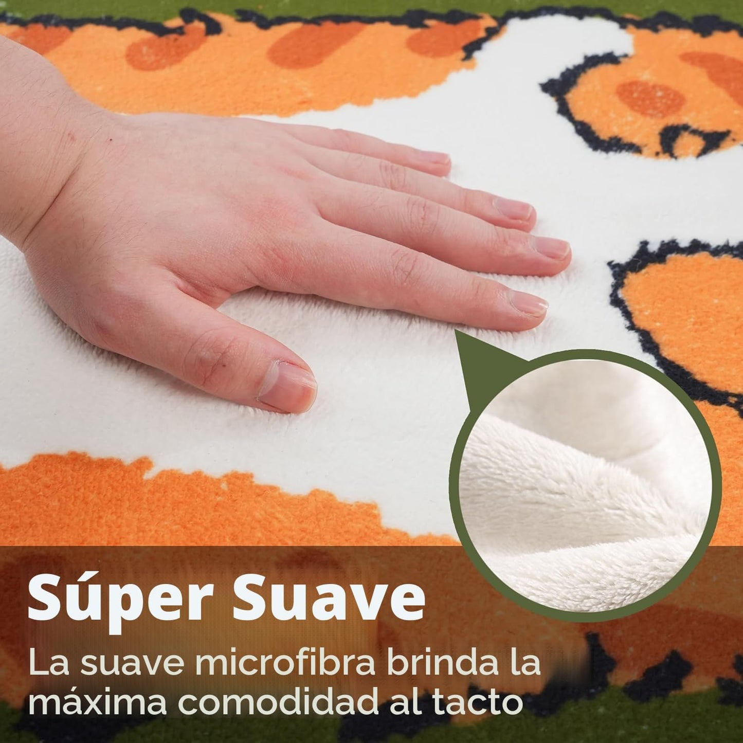 Alfombra gato forma perro 1.3x3.9pies dormitorio baño