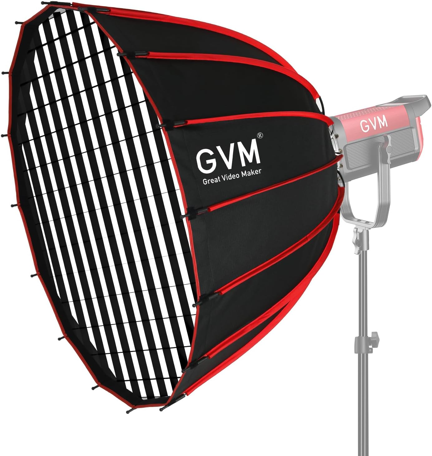 Softbox Parabólico 36pulg Bowens Mount con rejilla panal
