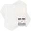 25 Tableros Respaldo 12x12pulg Blanco Sin Ácidos
