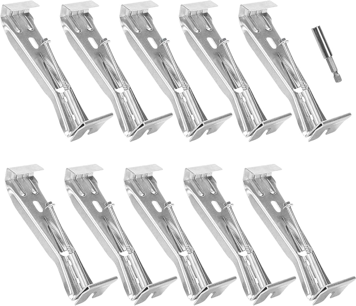 Soportes para canalón de 5 pulg K-Type con broca 1/4