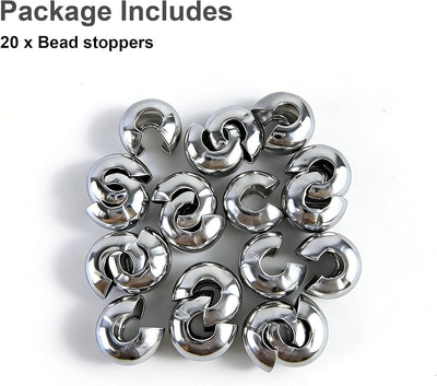 Tapones cadena bolas gran talla 0.394pulg paq 20