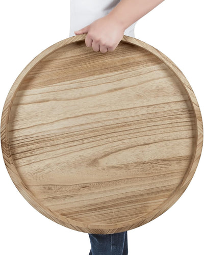 Mesa de centro madera rústica torcida 24x24pulg